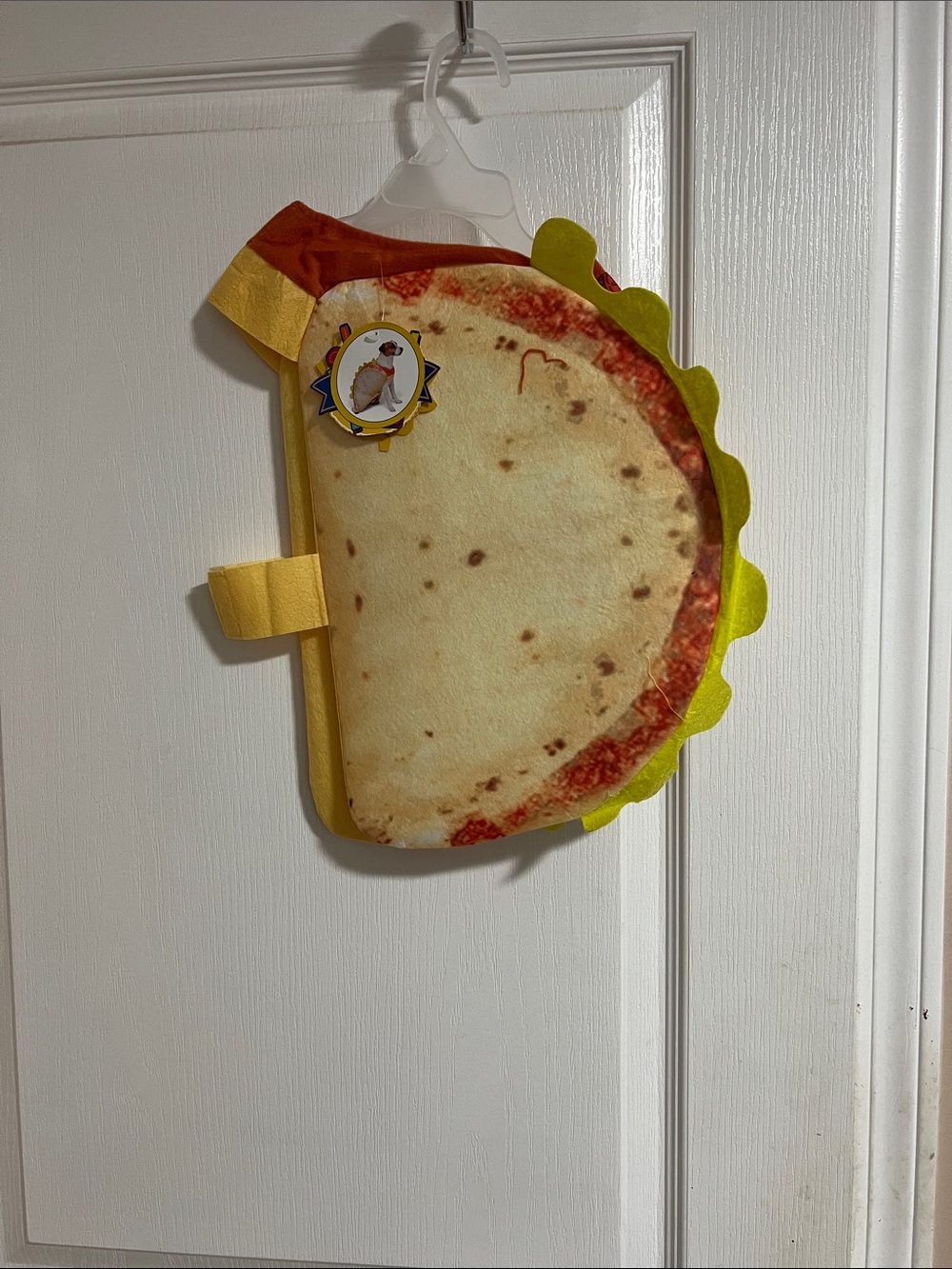 Show and Tail Dogs Taco Costume in Yellow and Red